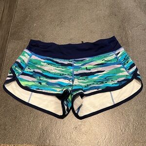 Lululemon speed shorts . Size 4